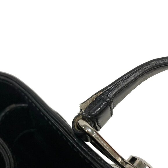 Auth DIOR/ChristianDior Trotteur - Dark Navy Cream Jacquard Leather Tote Bag - Picture 13 of 16